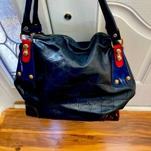 Pre-owned Marino Orlandi Leather Croc Embossed Purse